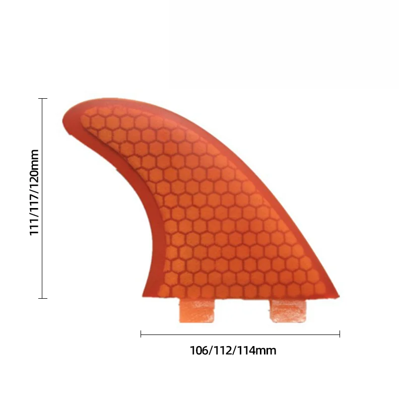 surfboard shark fin three-piece set professional surfboard accessories honeycomb tail rudder surfboard fin surfing tail fin