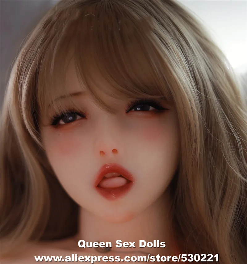 

JY Implanted Hair And Eyebrow Real Silicone Sex Doll Heads For Real Dolls Masturbator