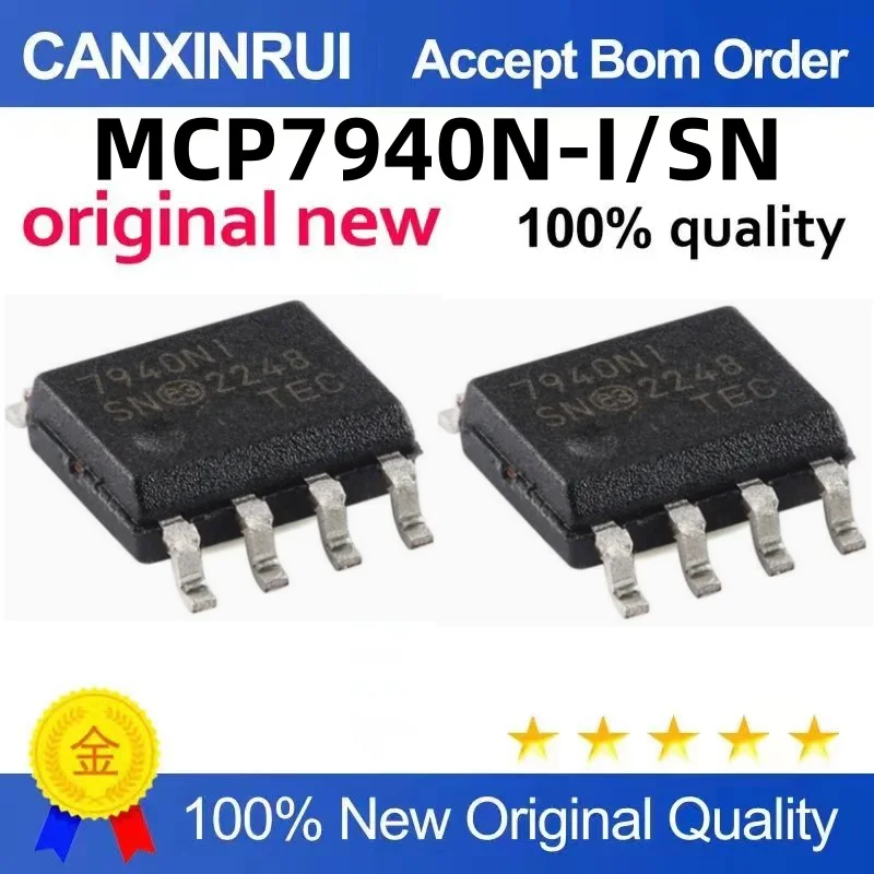 

MCP7940 MCP7940N-I/SN 7940NI Flash Memory/Clock Chip Brand new and original