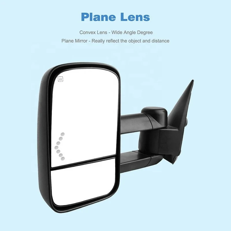High Quality Powered Towing Side Mirror Fit For Multi Model Pickup