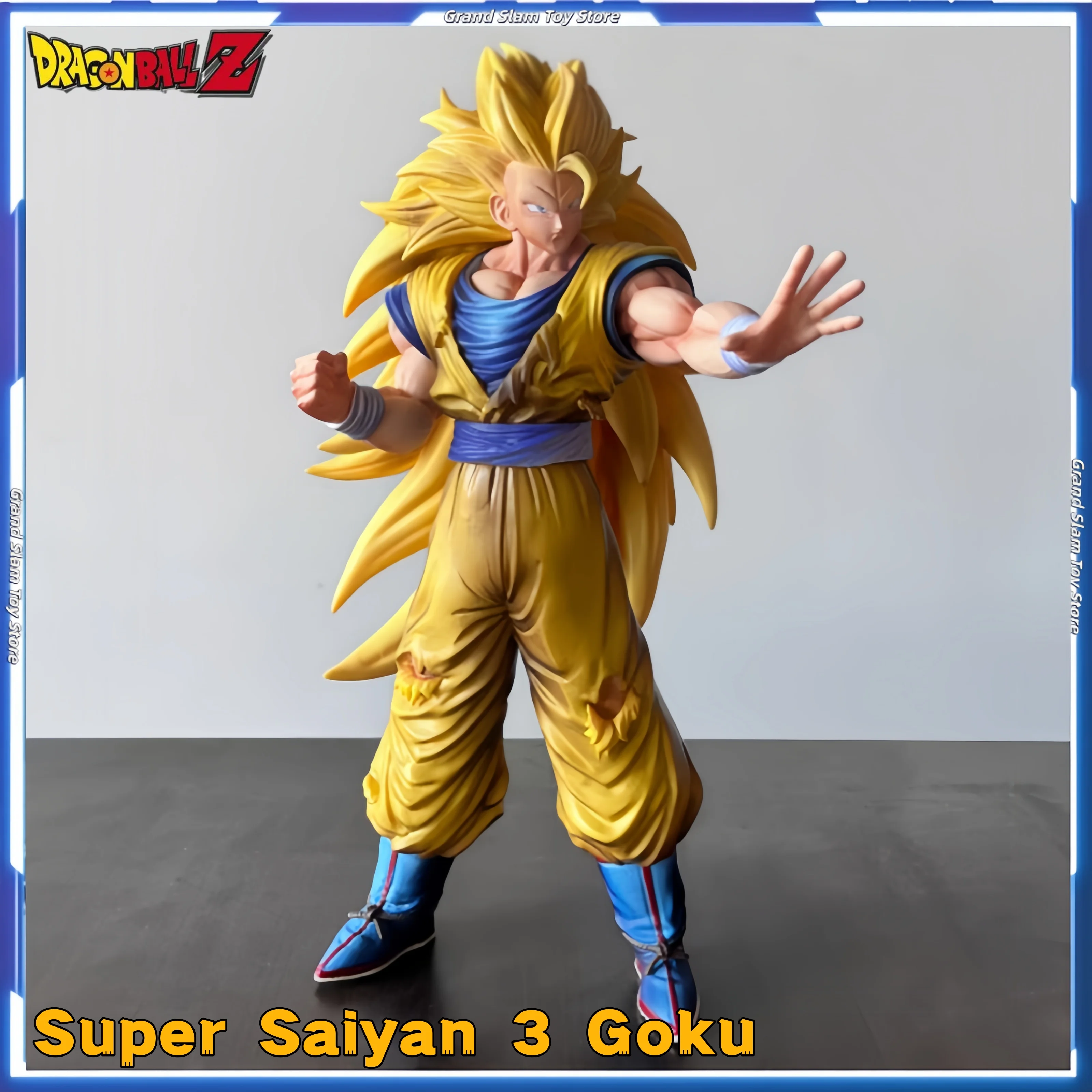 

Фигурка из аниме «Драконий шар»: Сон Гоку, Супер Сайян 3, модель из ПВХ, статуэтка, коллекционная кукла, декор для стола, игрушка, подарок на Рождество