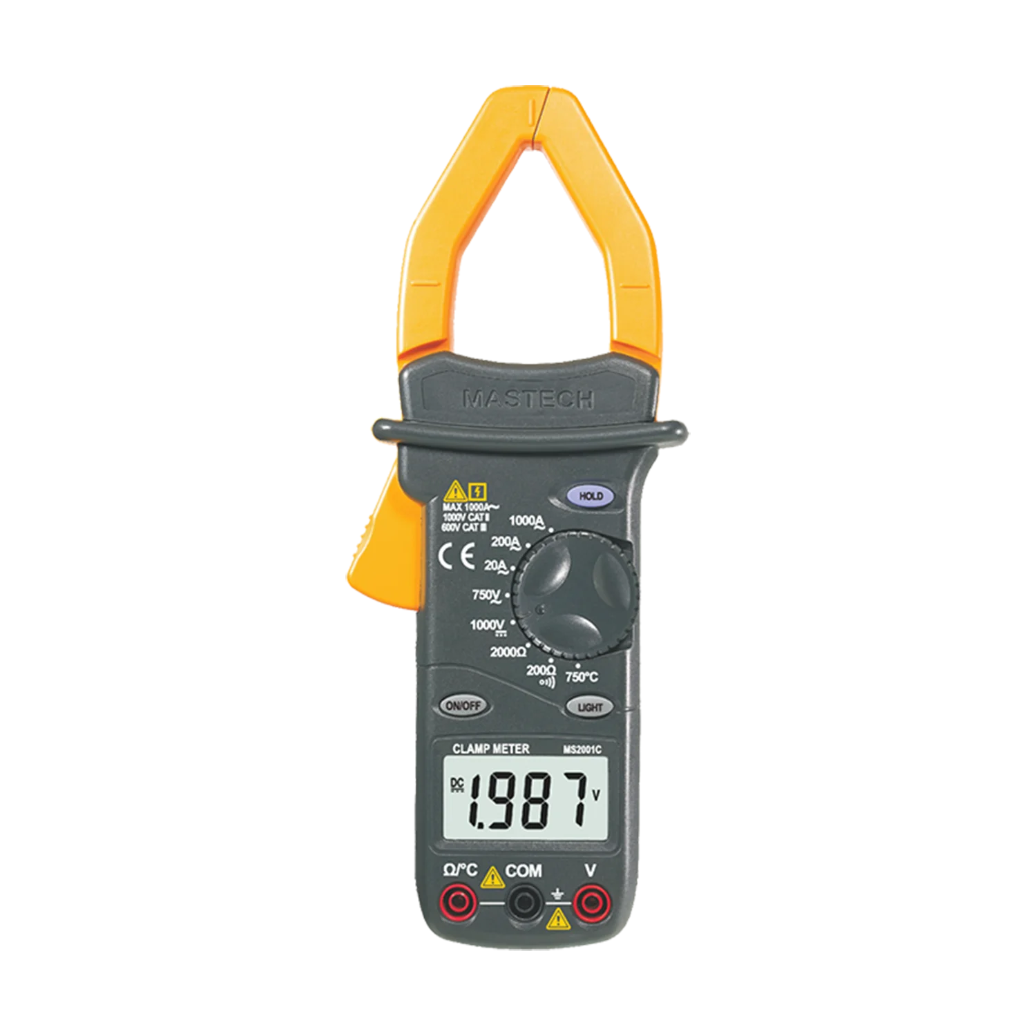 Imagem -05 - Mastech-digital Alta Precisão ac Atual Clamp Meter Capacitor Automático Manutenção de Ferramentas Ms2001 Ms2001c Ms2101
