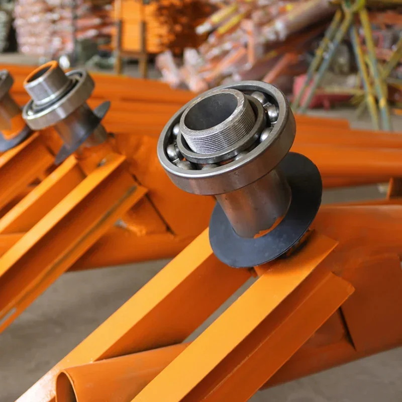 Gru per esterni con paranco decorativo per edifici con gru piccola con gru a grano da 360 gradi