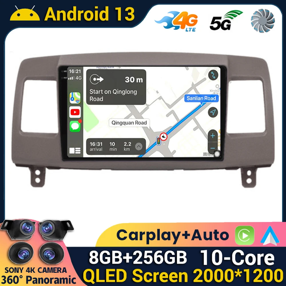 

Android 13 Carplay DSP For Toyota Mark II 9 X110 2000 2001 2002 20003 2004 2005 2006 2007 Car Radio Multimedia GPS Stereo Player