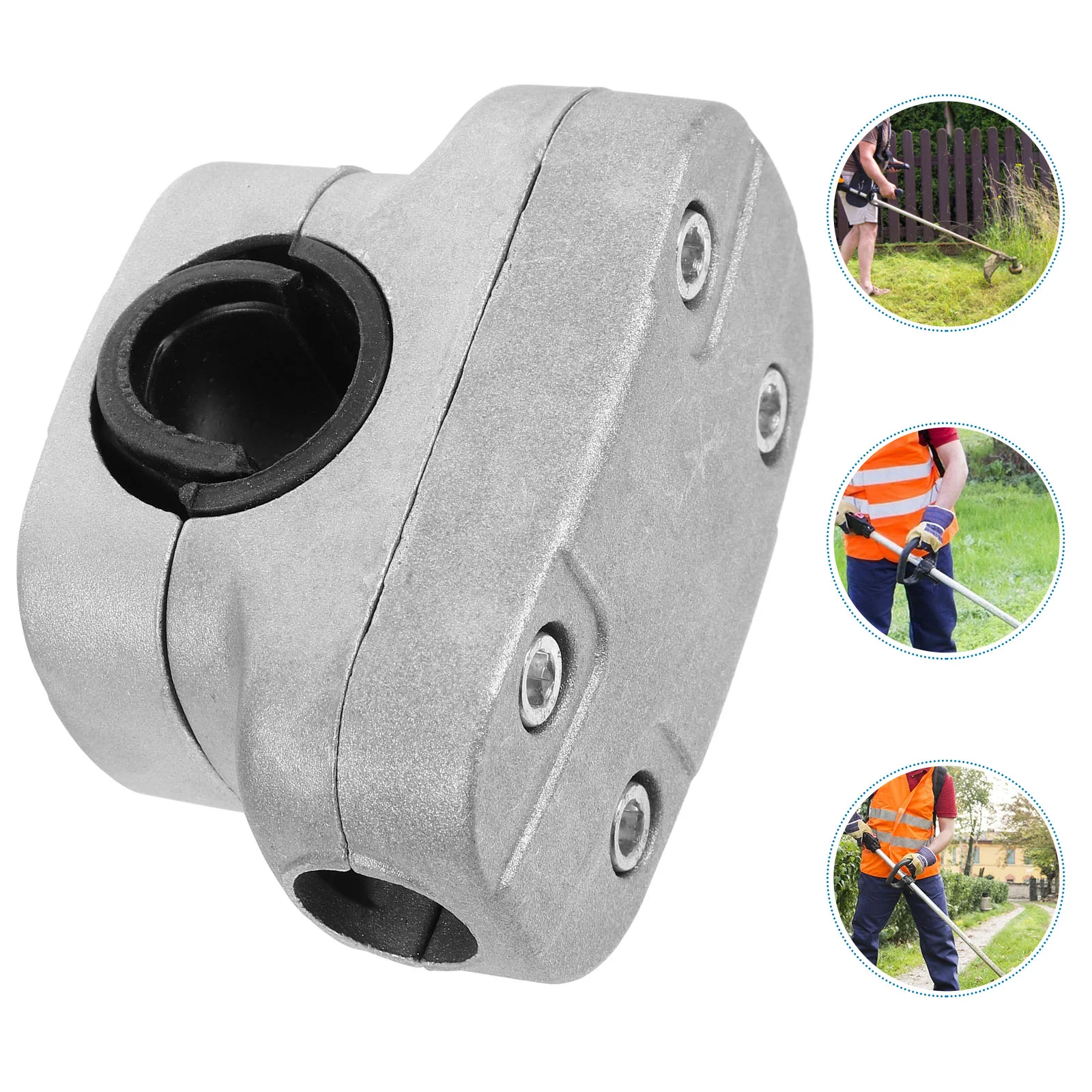 Lawn Mower Handle Bracket Trimmer Push Reel Clamp Fittings Strimmer Holder Fixing Mount Drawstring