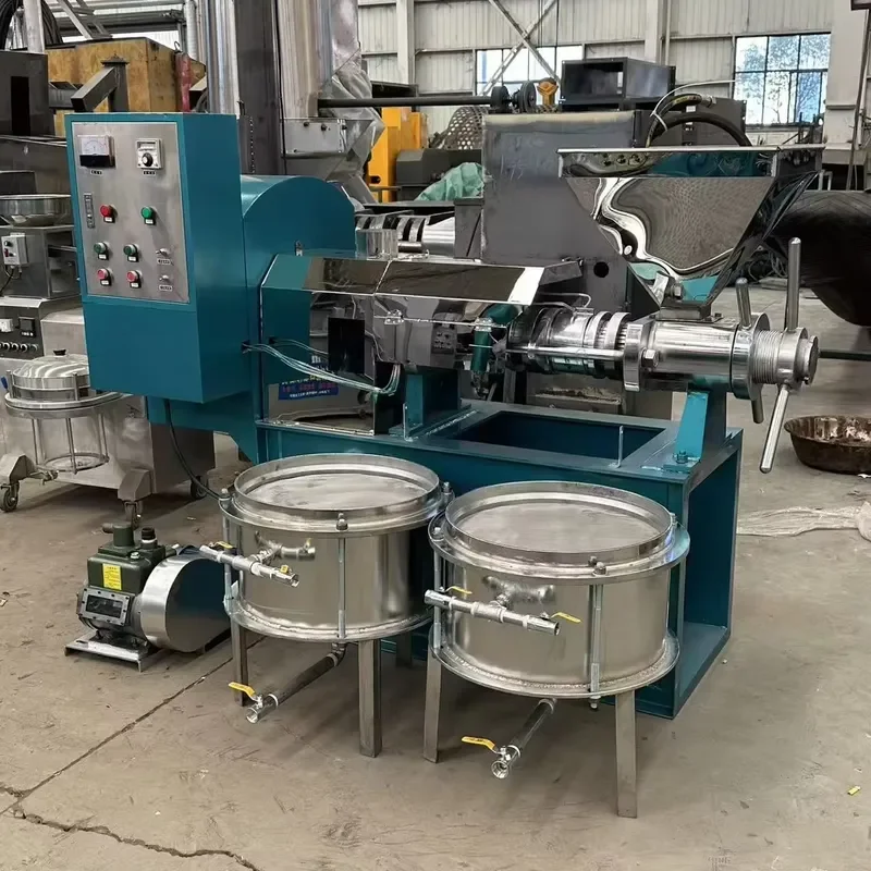 200kg/h Multi-functional Cold-Hot Dual-purpose Oil Press Suitable for Efficient Pressing of Various Oil-bearing Crops