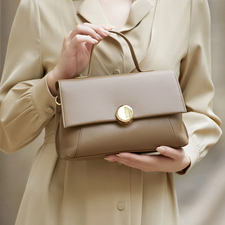 

Ladies' Bags Soft Cowhide Genuine Leather Women's Bags 2025 Light Luxury Women's Single-shoulder Crossbody Designer Luxury Bag