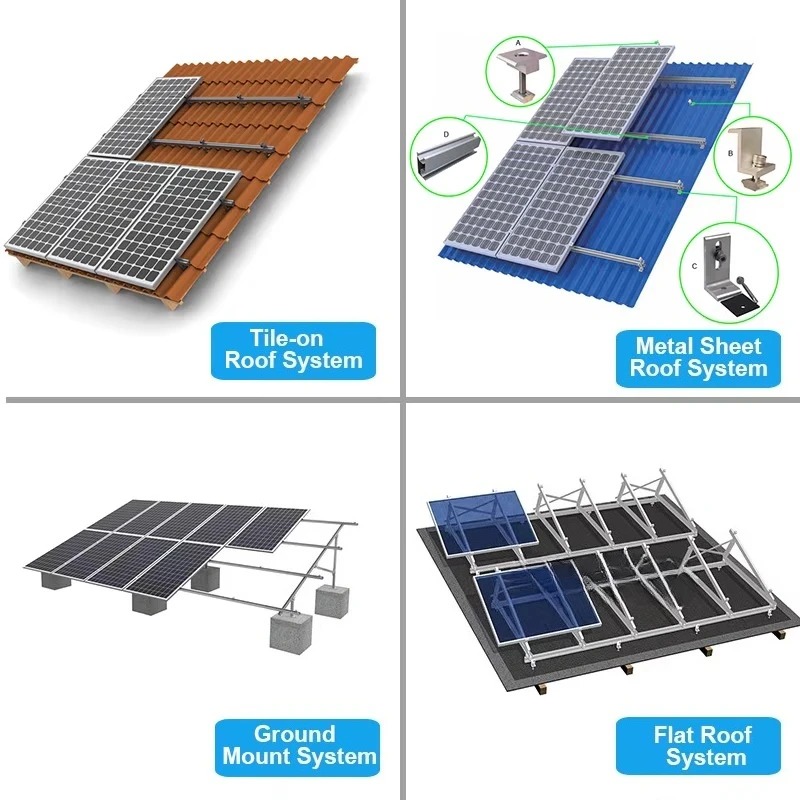 متوفر في المخزون النظام الشمسي الهجين 3KW 5kW 10kW الألواح الشمسية مع بطارية ومجموعة Panneau Solaire Kit نظام الطاقة الشمسية الكامل #3