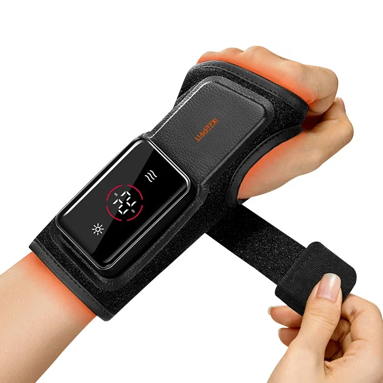 Carpal Tunnel Electric Wrist Stretch Wraps Graphene Far- Heating 9 Modes Hot Compress fast shipping