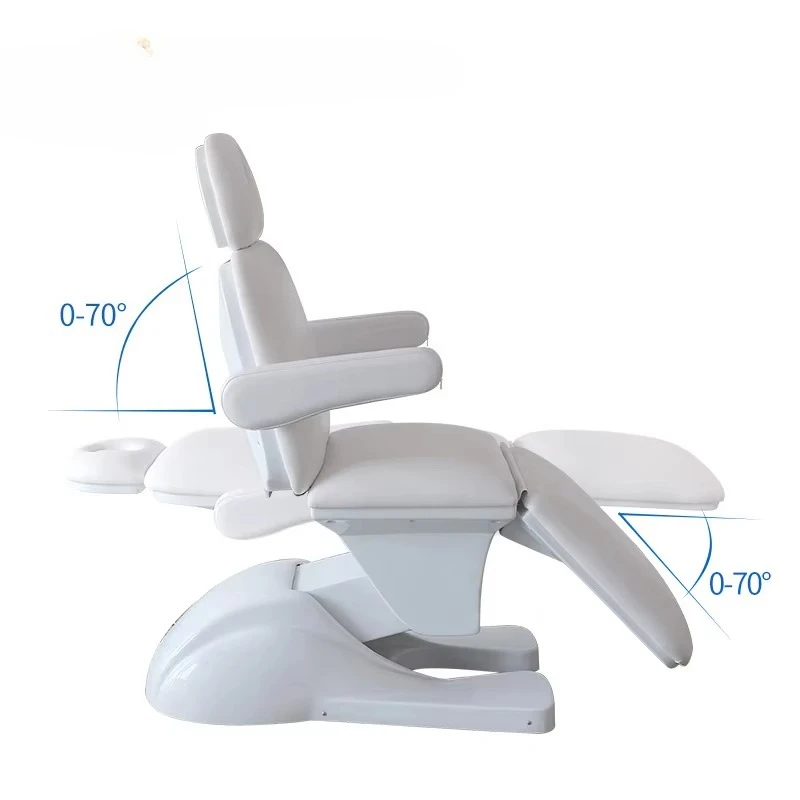

Роскошные косметические электрические кресла для салона красоты, терапия для лица и тела, спа-лечение, косметическая кровать, 3-моторная