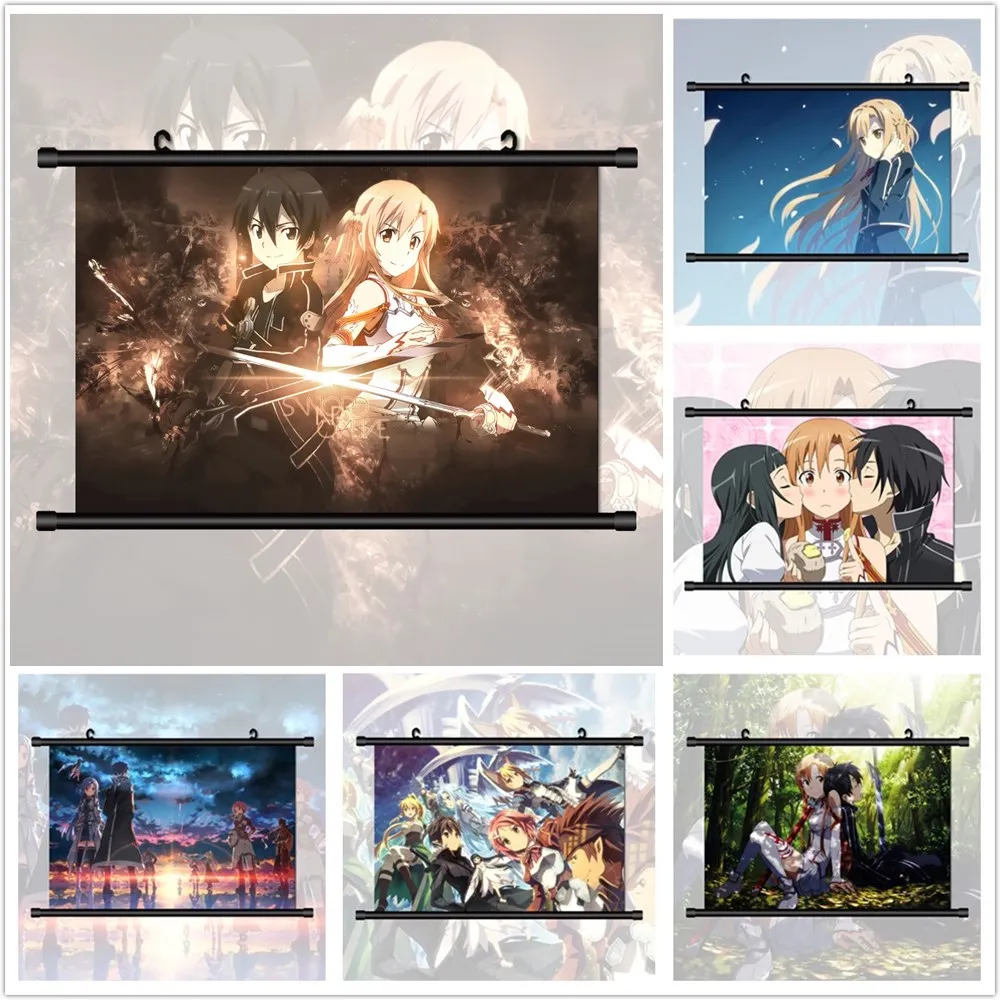 DIY 5D Diamond Painting Sword Art Online Kirito Asuna Yui Anime Cross Stitch Kit Diamond Embroidery Mosaic Home Decor Art