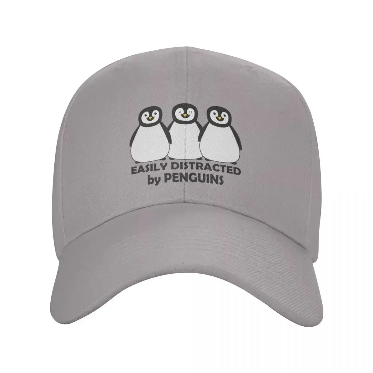 Easily Distracted by Penguins Cap baseball cap beach luxury man hat Men's hat Women's