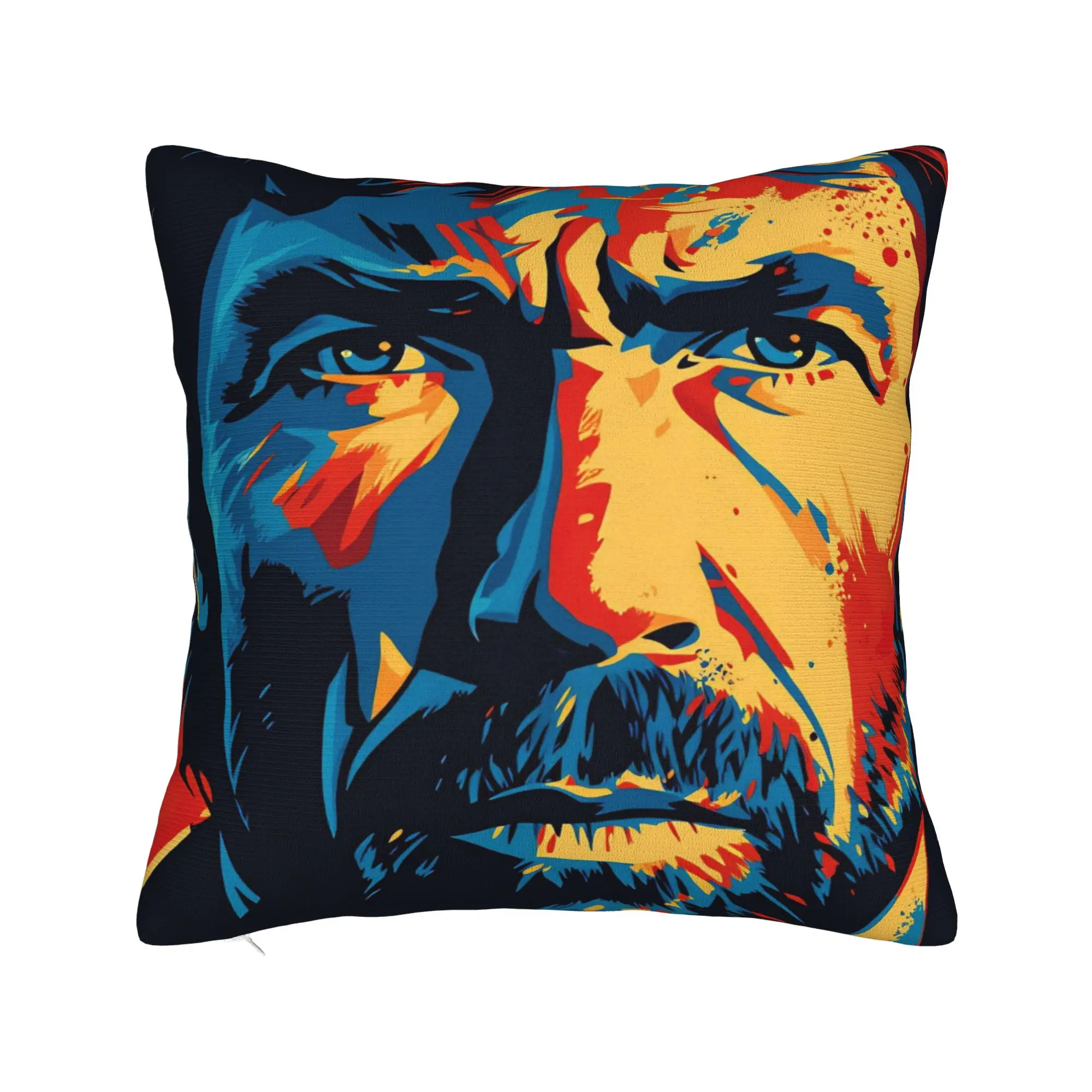 Capa de almofada Chuck Norris Indomitable Valor Poster Kawaii, capa de almofada para cadeira de sala de estar