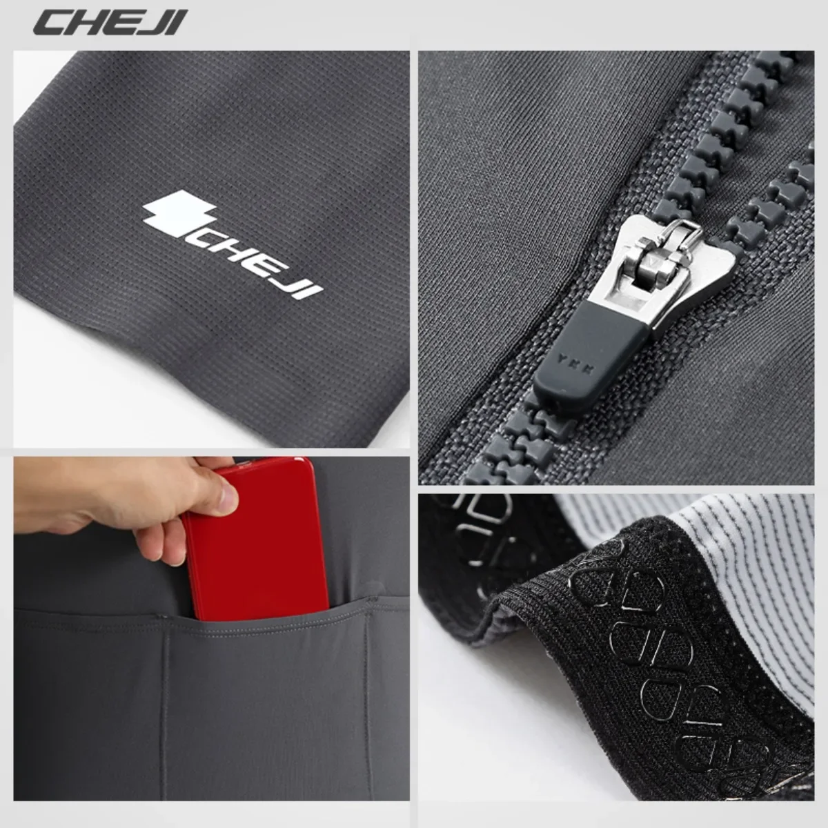 CHEJI Cycling Jerseys Clothing Men\'s Cycling Sports Equipment Short Sleeved Tops Summer Quick Drying Breathable New High-quality