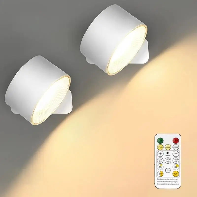 Luz noturna LED para presente de verão, luz ajustável recarregável com controle remoto para quarto, parede de exibição, armário, corredor