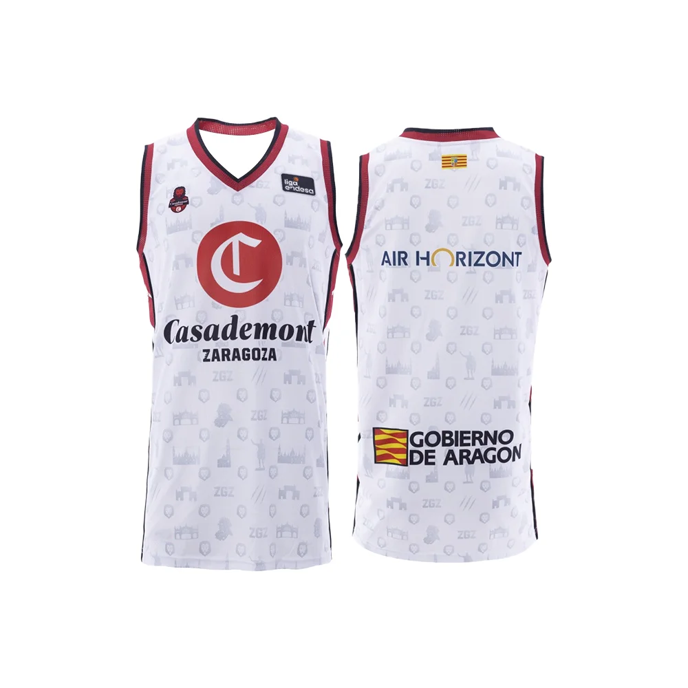 24/25 Spain Basketball Training Jerseys Sports Jerseys Must-have Jerseys For Fans Zaragoza City 3D Printed Sports Jerseys