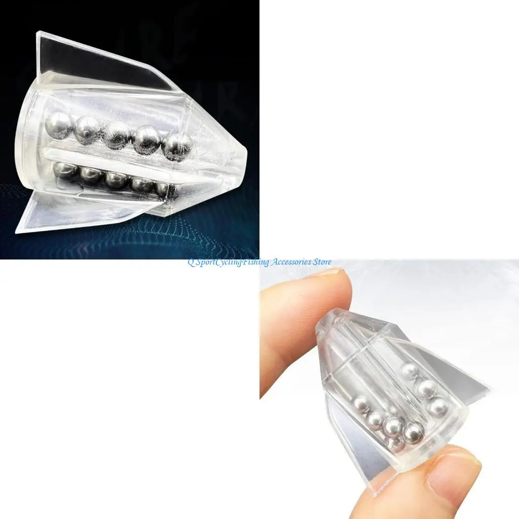 

5Pcs Fishing Attractor Upercharged Lures Insert Tube Rattles for Outdoor Fishing