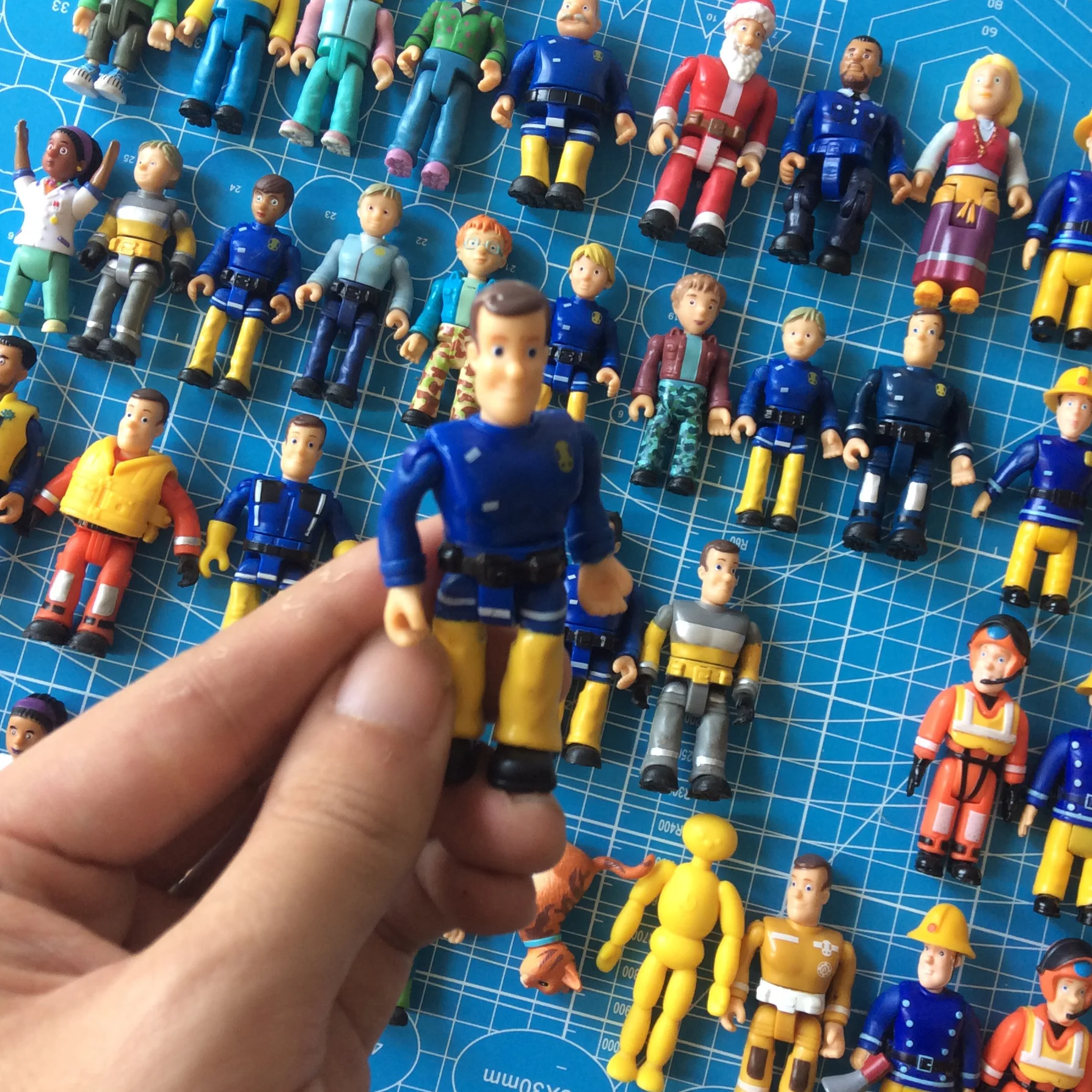 Different Original joint movable Fireman sam Action figure Toys for kids