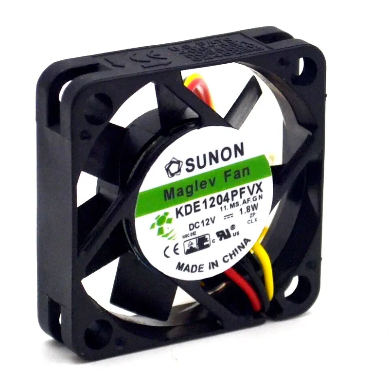 1pcs 40*40*10 12V 1.8W KDE1204PFVX 4010 12v  40mm 3-wire cooling fan for SUNON