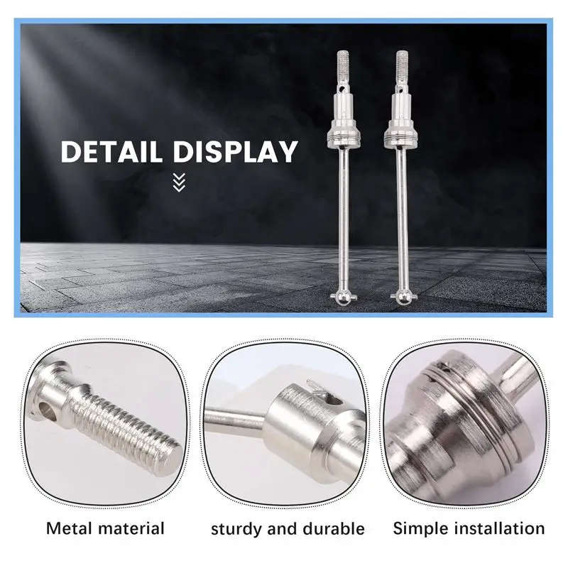 T36C عمود محرك أمامي وخلفي معدني لـ HAIBOXING HBX 16889 16889A 16890 16890A SG1601 SG1602 1/16 RC قطع غيار السيارات