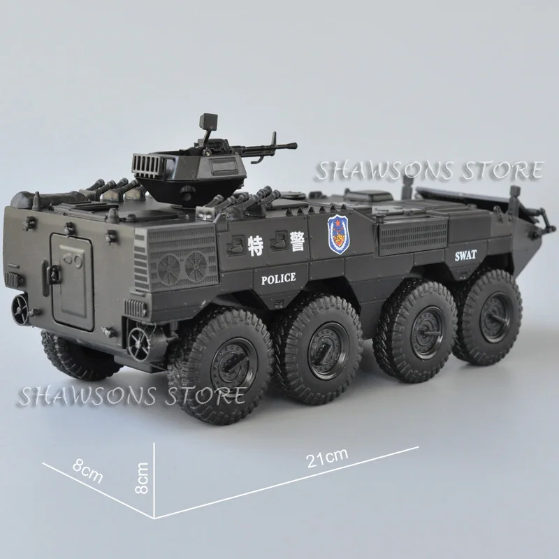 Diecast Military Model Toy 1:38 Armored Fighting Vehicle China Type 08 AFV Pull Back Sound Light Miniature Replica