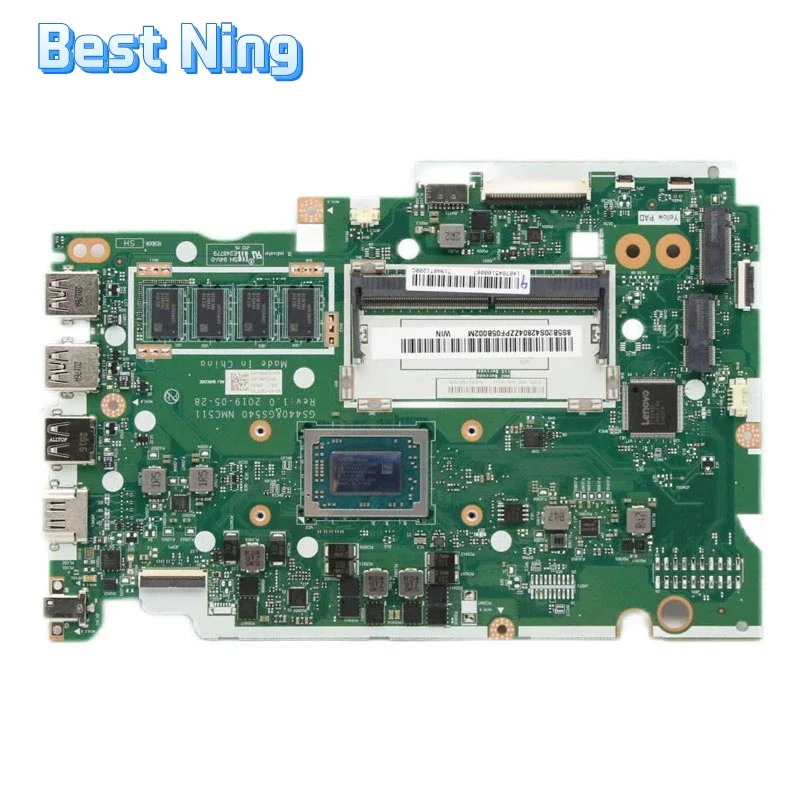 NM-C511 Mainboard for Lenovo Ideapad S145-15API S145-14API V14-ADA V15-ADA Motherboard CPU R7 R5 R3 4GB RAM DDR4 100% Tested