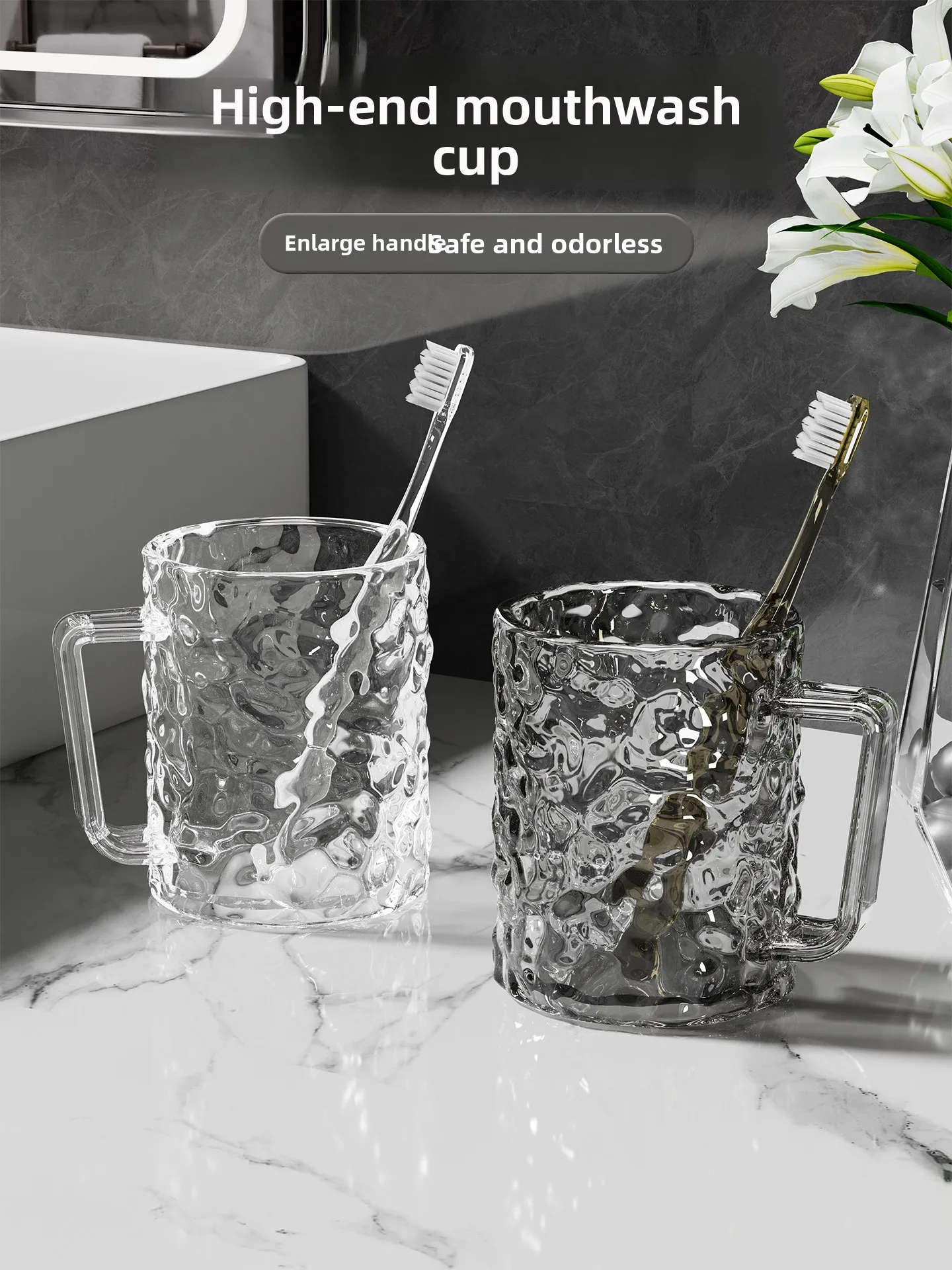 

Luxury Toothbru Holder Creative Batoom Accories Couple Student Home Use Toothbru Cup Dental Care Organizer