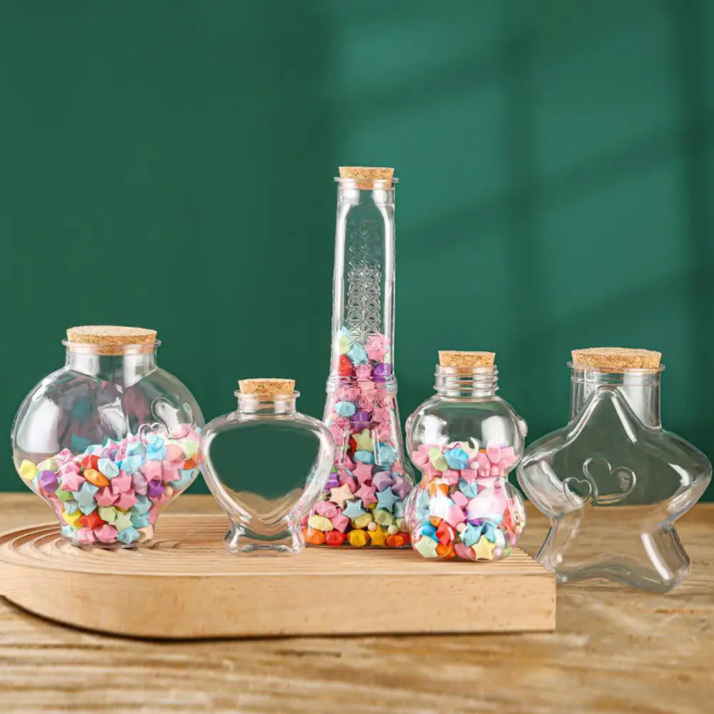 Mini Glass Cork Bottles Empty Sample Jars Wishing Bottle Home Decoration DIY Jewelry Pendants Cork Stopper Storage Vial