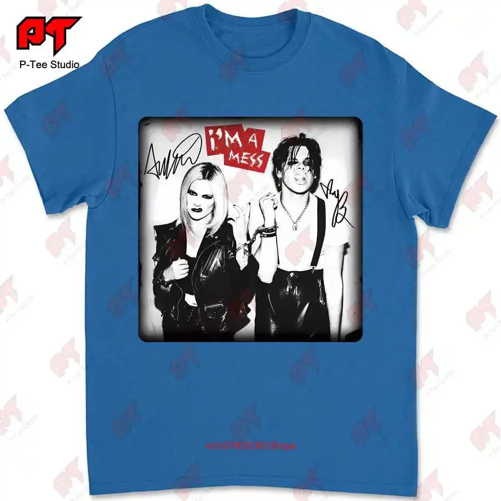 Avril Lavigne Yungblud I‘M A Mess T-shirt Q6N3 image 3