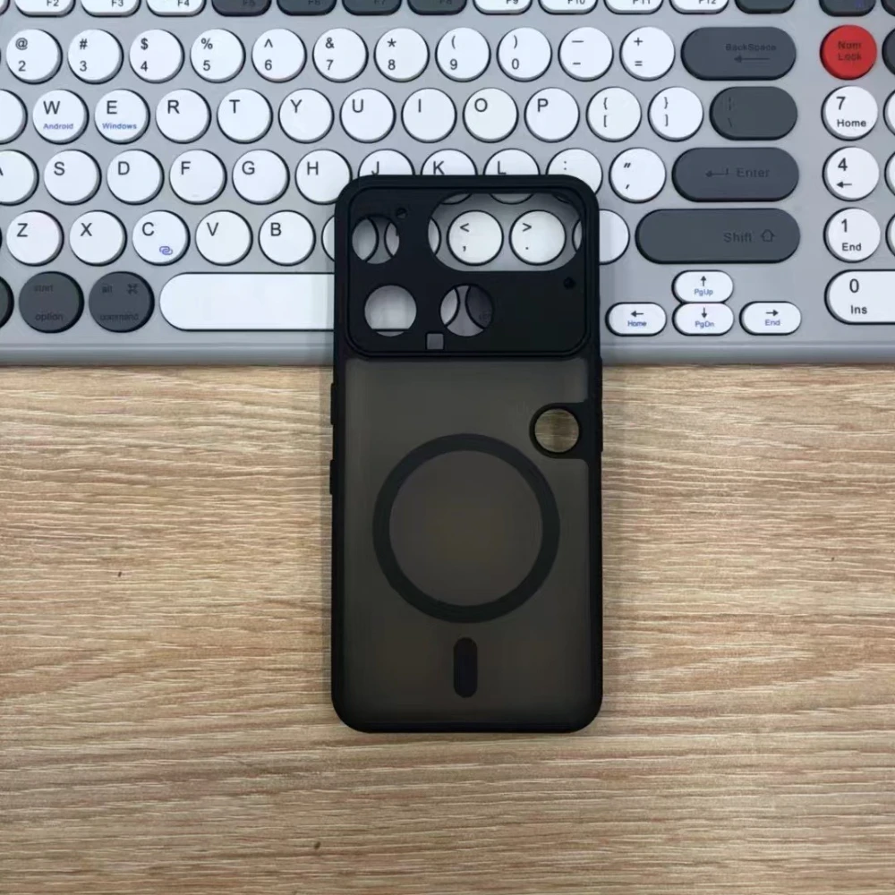 

For Nothing Phone3 Case Simple Frosted Transparent Magnetic Acrylic Skin-friendly And Drop-proof Cover For Nothing Phone 3 Funda