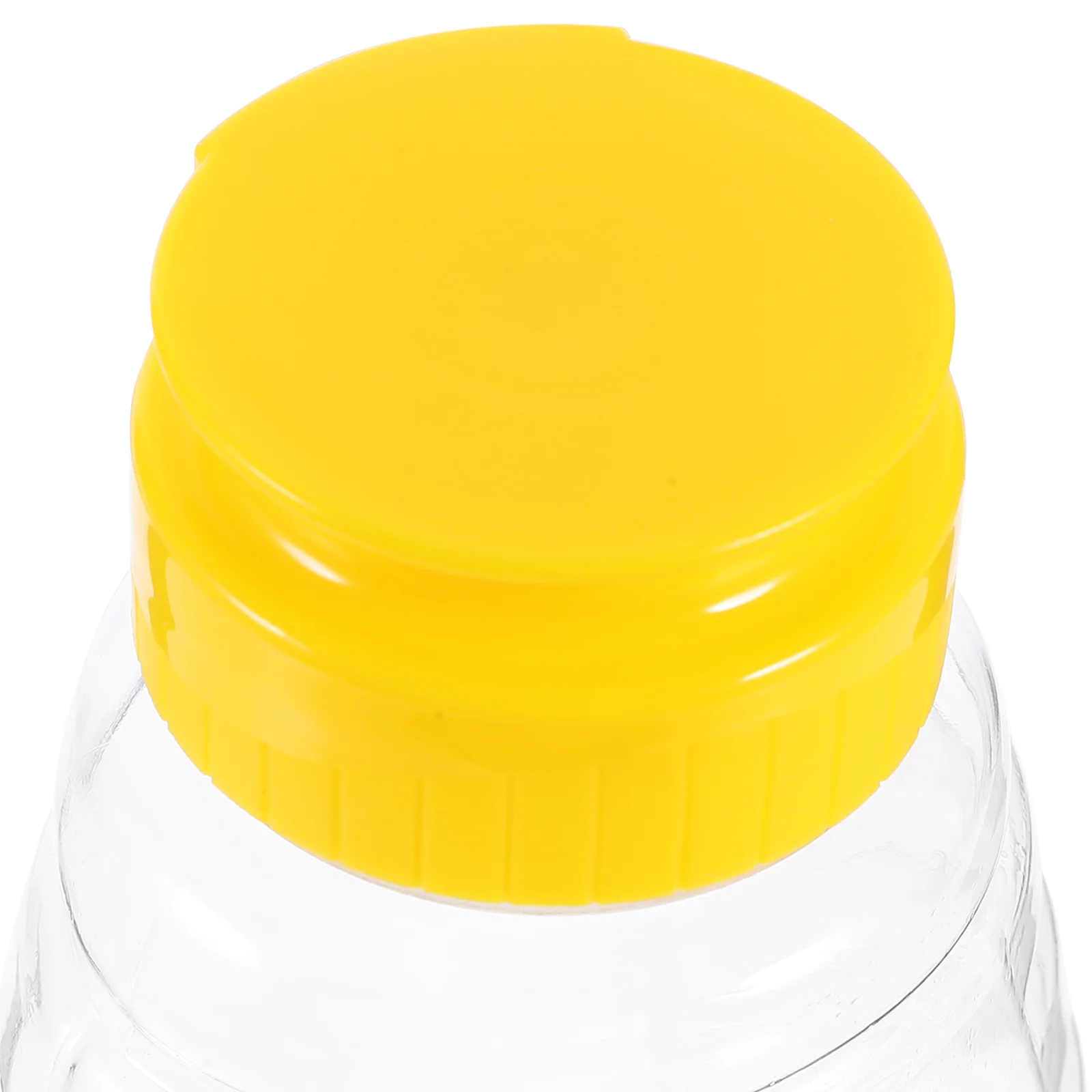 4 pçs garrafa de mel plástico transparente reutilizável tampa compacta selada para casa churrasco molho geléia salada molho recipiente 500g capacidade