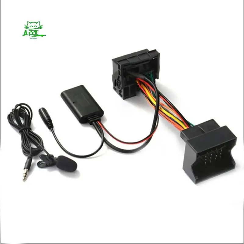 A22E-Audio AUX Cable Adapter Bluetooth 5.0 + External Microphone For Opel CD30 CDC40 CD70 DVD90 For Opel