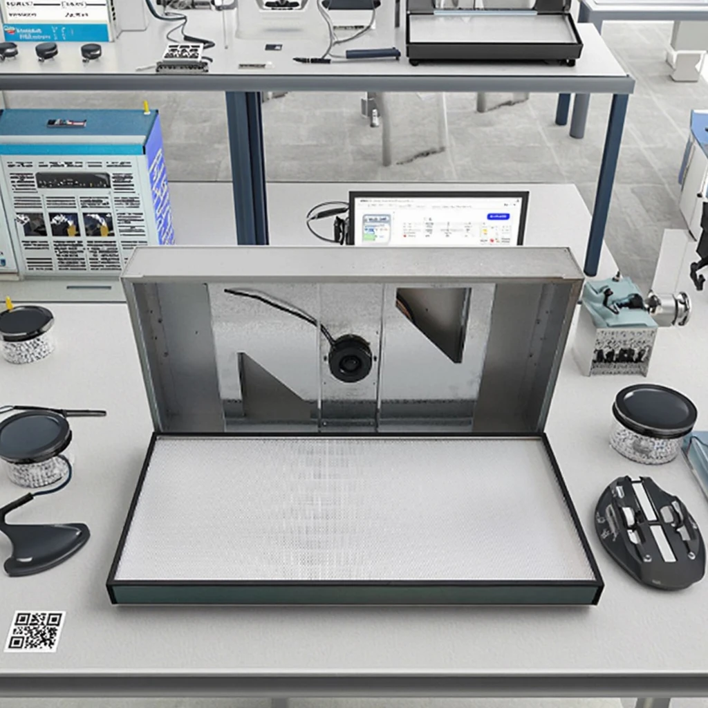 

Lab Chemical Mini air Capture Hood Ceiling Ductless Laboratory Fume Hood with Cabinet Cupboard