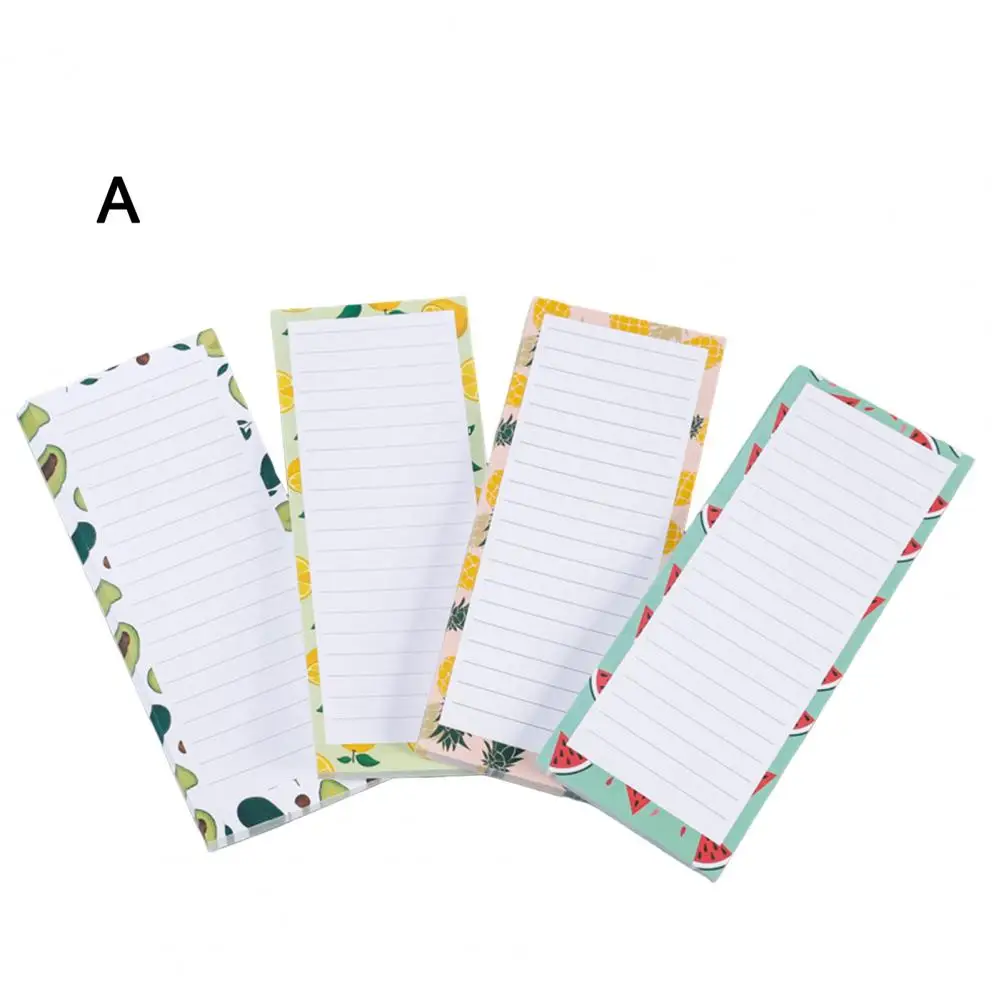 Магнитный органайзер для холодильника, магнитный органайзер, список предметов для холодильника, чернильный магнитный блокнот, симпатичный фруктовый дизайн для холодильника