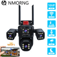 16MP WiFi network camera outdoor four-lens 360° panoramic HD Ai tracking security protection