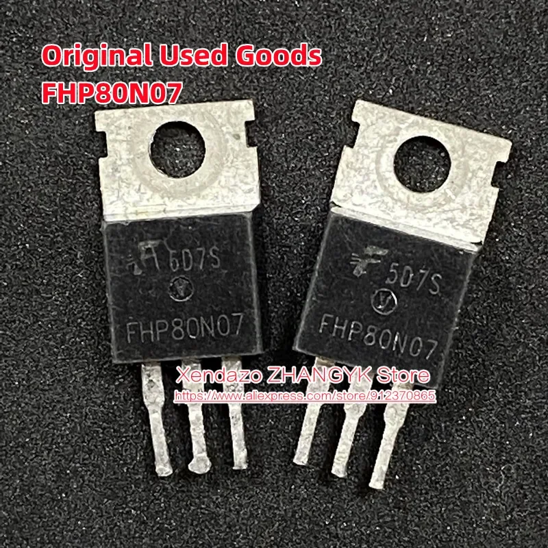 10pcs/lot Original FHP80N07 80N07 TO-220 80A 70V Power MOSFET Transistor