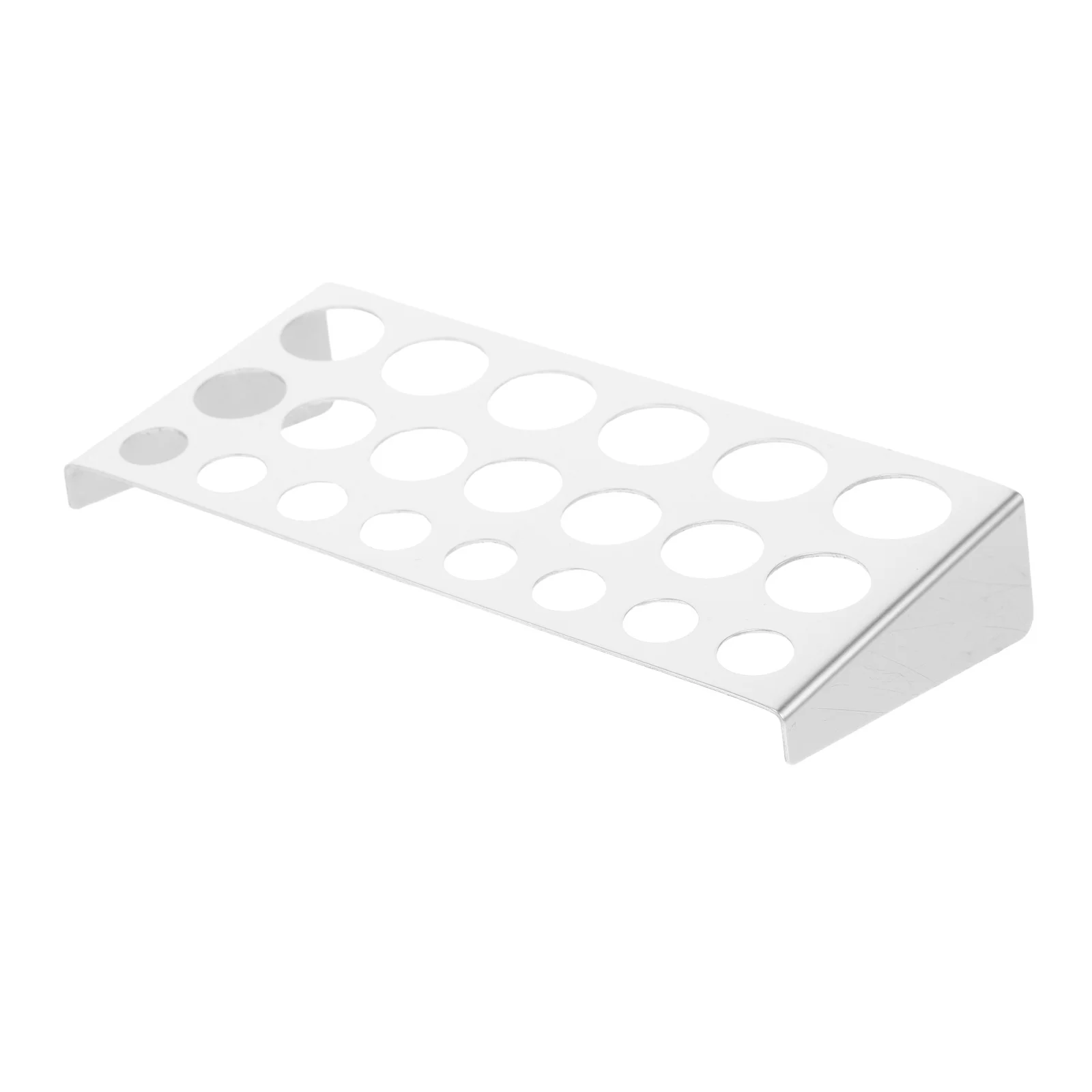 

21-Hole Tattoo Pigment Organizer Stainless Steel Ink Cup Stand Heavy Duty Tattooing Tools for Efficient Workspace Management