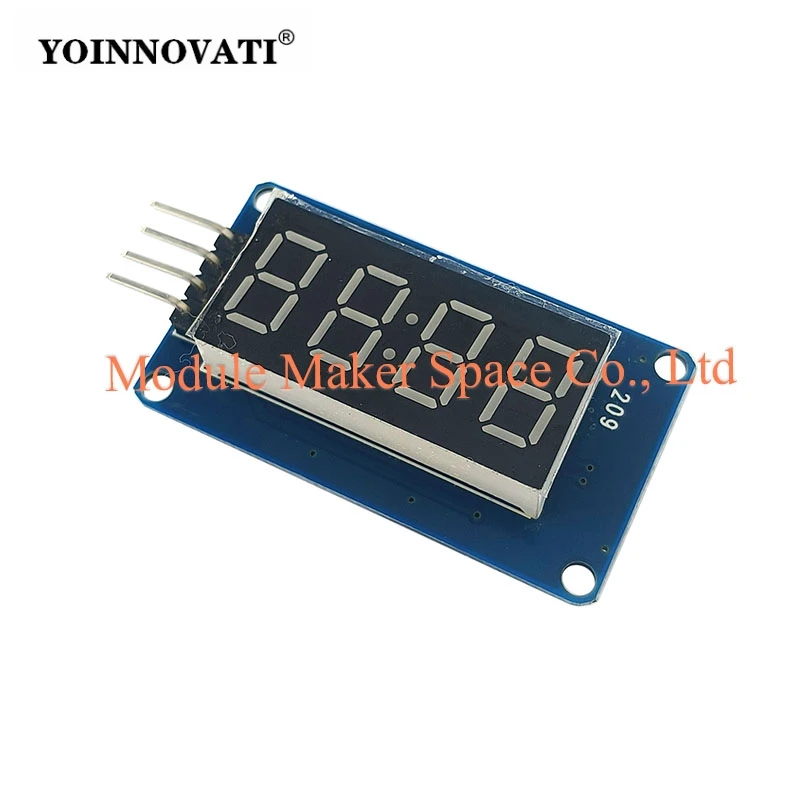 TM1637 LED Display Module For Arduino 7 Segment 4 Bits 0.36Inch Clock RED Anode Digital Tube Four Serial Driver Board Pack