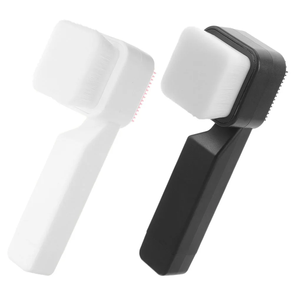 

2Pcs Double Sided Soft Silicone Face Brush Facial Cleansing Tool Handheld Face Scrubber Deep Cleaning Brush for Exfoliating and