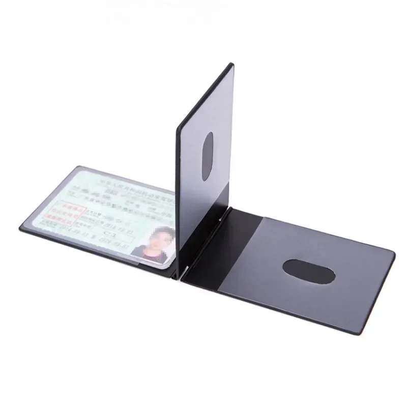 Car Driver's License Car Driving Document ID Credit Card Case Driver License Cover Travel Pass Purse Aluminum Thin Card Cover