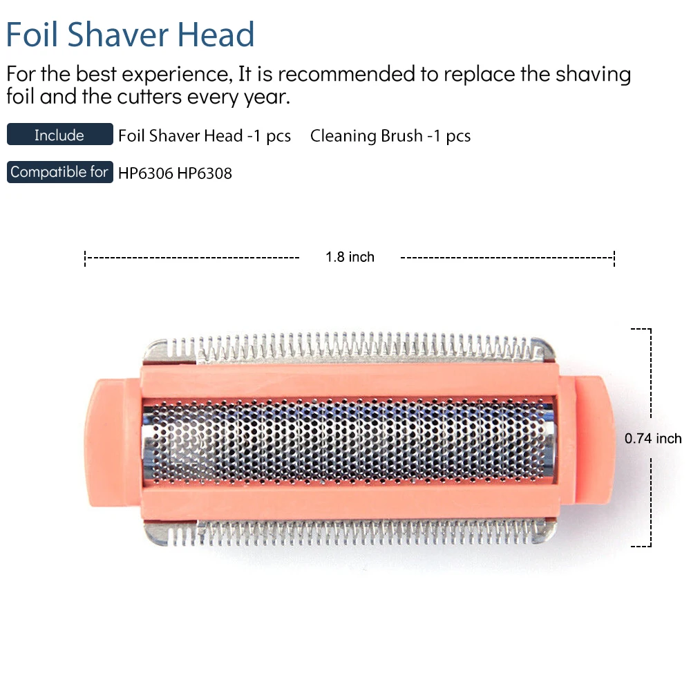رأس ماكينة حلاقة فويل لاستبدال ماكينة حلاقة فيليبس الساتان HP6306 HP6308 ماكينة حلاقة كهربائية رطبة وجافة