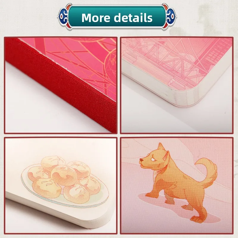 Tianjin Cultural and Creative Travel Souvenir Stamping Check In Hand Account 3D Stereo Paper Carving Notebook