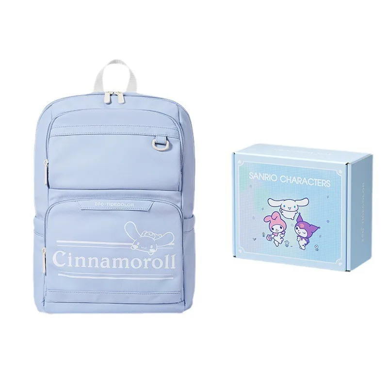 

Anime Sanrio Cinnamoroll Kuromi Bag Kawaii Student Boy Girl High Capacity Leisure Light Backpack Versatile Cartoon Cute Sweet