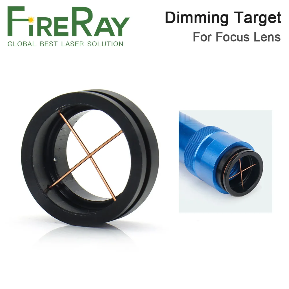 FireRay Laser Path Calibrating Device Light Regulator Alignment Kit Dimming Target For Laser Head CO2 Laser Cutting Machine