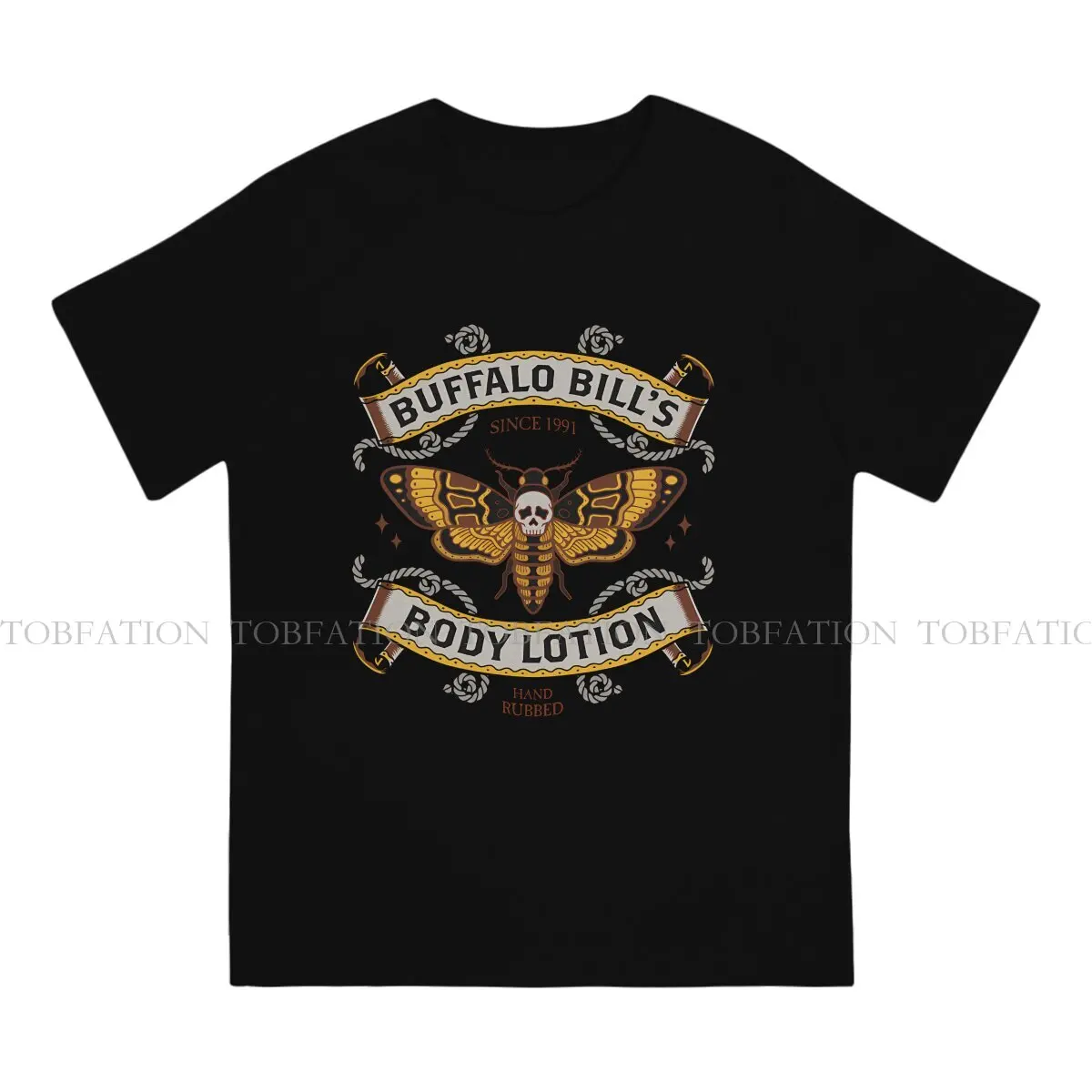 Silence Of The Lambs 100% Cotton TShirt Buffalo Bill's Body Lotion Horror Elegant T Shirt Oversized Men Clothes Printing Trendy