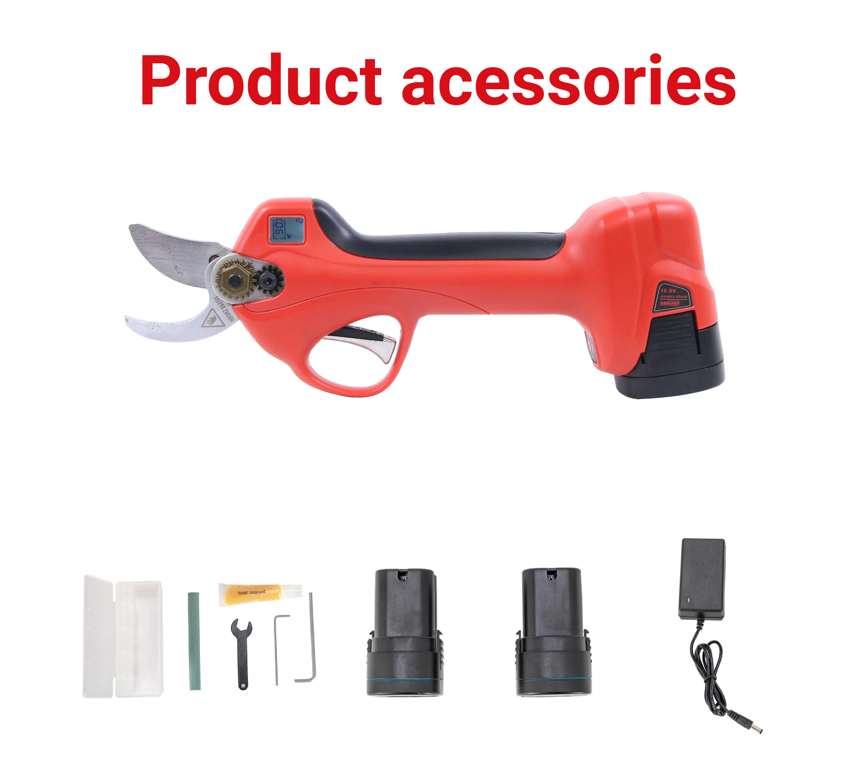 Gunting Pemangkas Tanpa Kabel Pemangkas Elektrik KINGSON