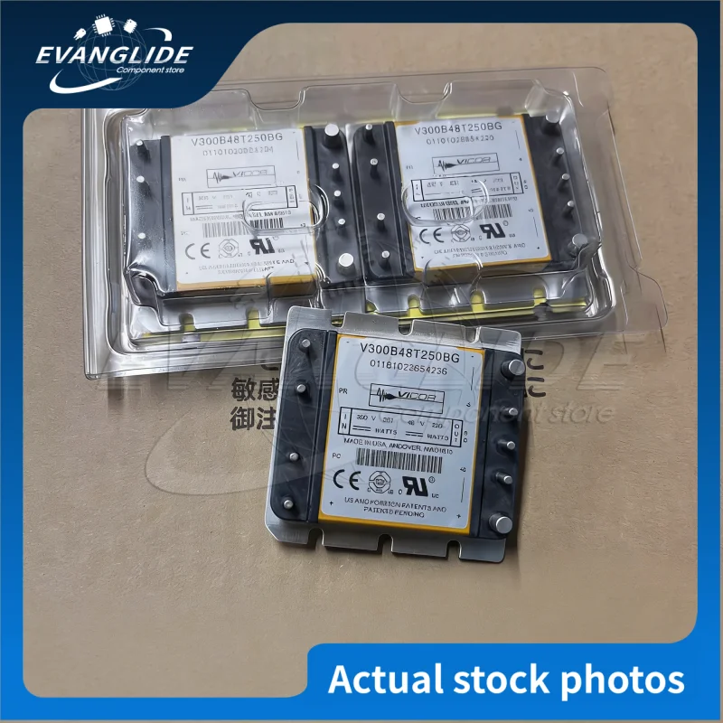 1 PCS 100%Original & New V300B48C250BN V300B12C250BLDC-DC Single-Out 48V 5.21A 250W solation power module