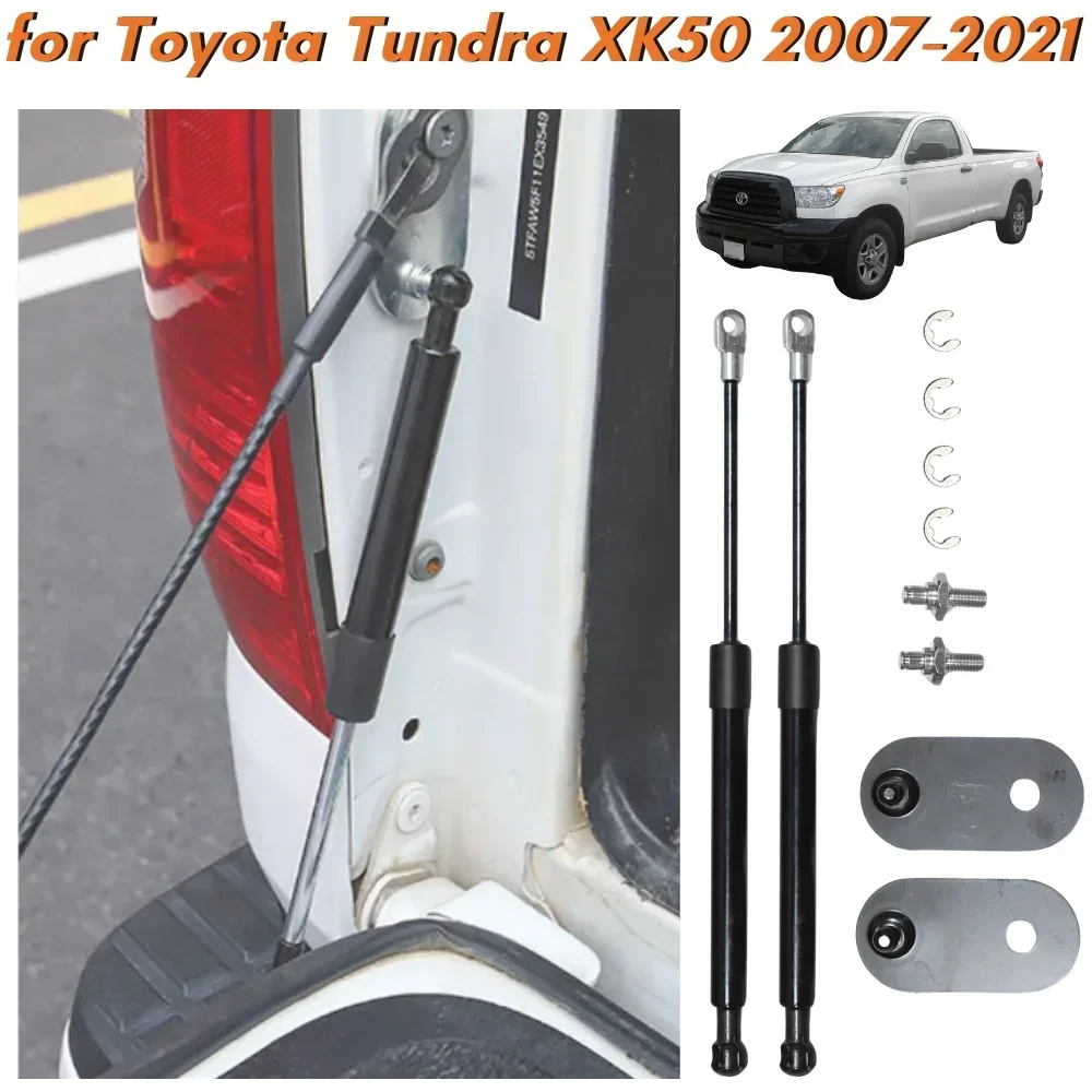 

Qty(2) Trunk Struts for Toyota Tundra XK50 2nd Pickup 2007-2021 Rear Tailgate Boot Lift Supports Gas Springs Shock Absorbers