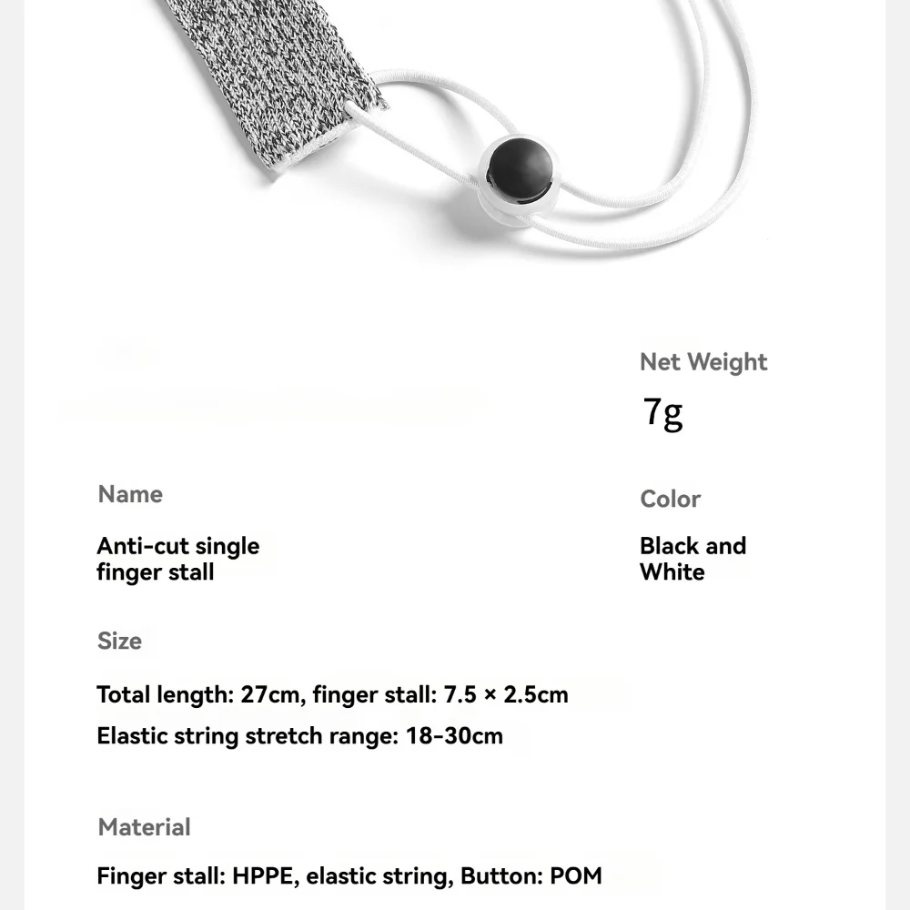 1 قطعة في الهواء الطلق إغراء الصيد قطع مقاومة المضادة للانزلاق أصابع قفازات متعددة الأغراض دائم معدات صيد الأسماك قفازات Hppe معدات صيد الأسماك