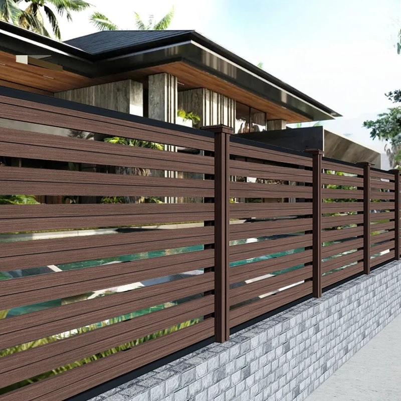 

Outdoor wood-plastic fence fence courtyard garden villa wall